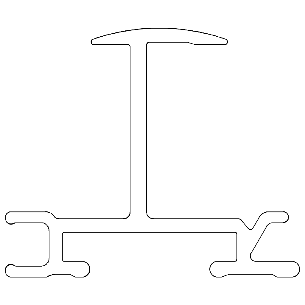 K2 - Rail de montage InsertionRail 30mm - 5.4 m - noir