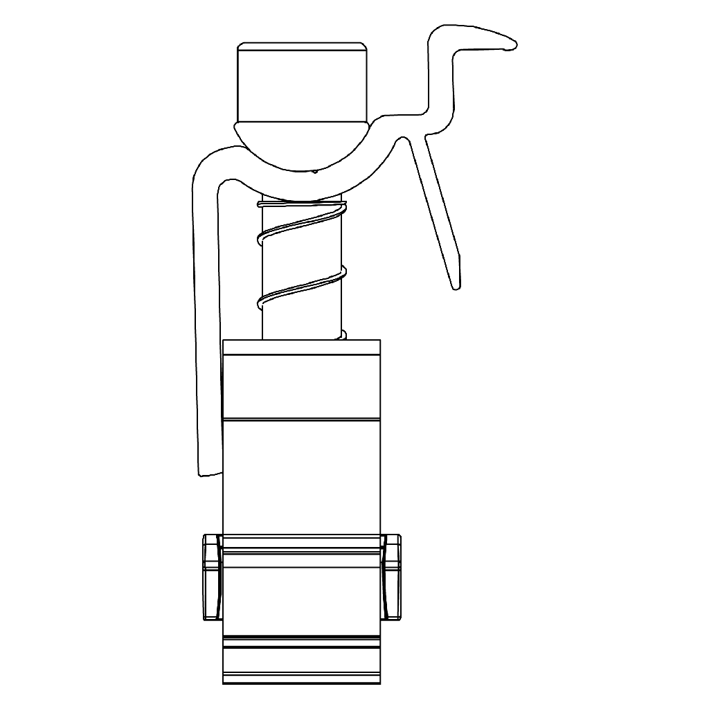 K2 - Etriers OneEnd Alu SET 30-42 mm