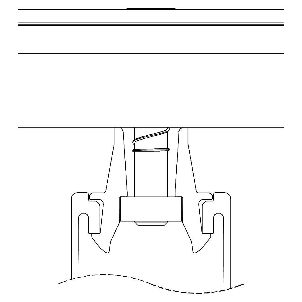 K2 - Etriers OneMid Black SET 30-42 mm