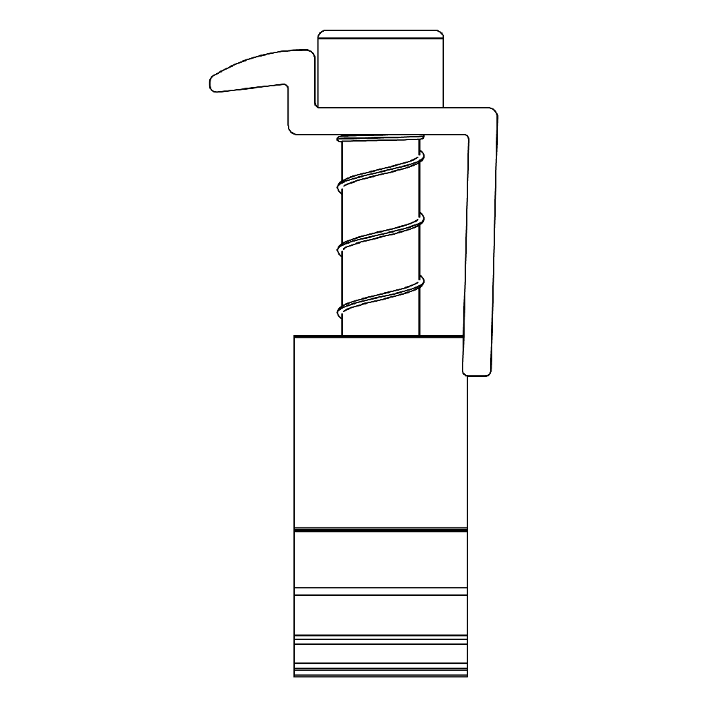 K2 - MiniClamp EC - Etrier final gris 30-50 mm pour Dome 6