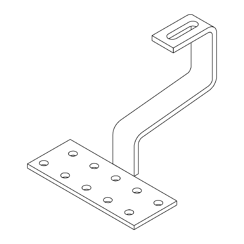 K2 - Fénix - Crochet sous tuile mécanique - Standard