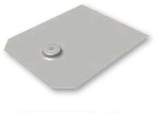 Fénix - Galet en Metal MLS 580x230 mm avec bague d'étanchéité (tuiles plates)