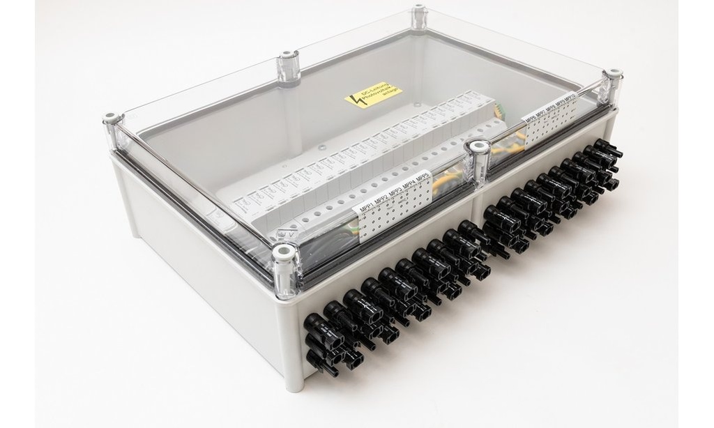 Dc-Box Taru 1100 V, Sw Mc4 St, 10 Mppt, 2 Eingänge / 1 Ausgang Pro Mppt, Überspannungsschutz I Und Ii, Lasttrennschalter