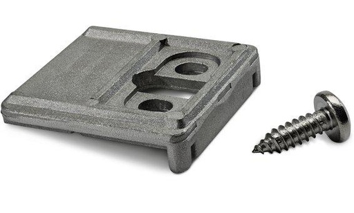 [02-02331] DESTOCKAGE - Creotecc - RA6 Set, Kit pour rebord AluTec, Composé de :1 x rebord en aluminium, 1 x vis à tôle inox 6,3x19 (BLS 6,3x19)