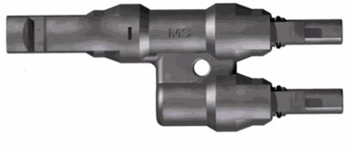 [04-02220] Abzweigverbinder (2Xstecker, 1Xbuchse), Typ Mc4