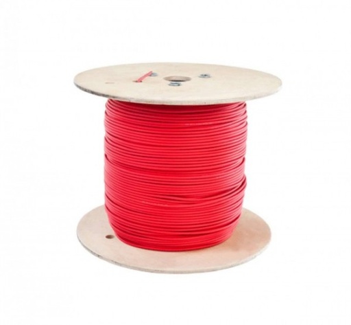 [04-02204A] Câble solaire 10mm2, bobine de 500m, ROUGE - w
