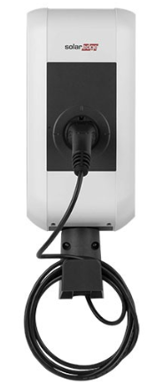 [12-SE-EVK22CRM-01] Borne de recharge SOLAREDGE SE-EVK22C - Load PV (jusqu’au SE17K) - Load management - Triphasée - 22 kW - Prise type 2 - Câble long. 6.0 ml - RFID et MID (villa 11 kW)