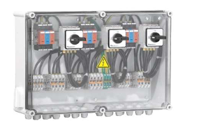 [04-8000109091] DESTOCKAGE - Coffret Weidmuller 4 MPPT, 2IN/MPP, 1OUT/MPP, parafoudre TYPE I/II, connecteur EVO2 Stäubli - PVC DC 2INx4 4MPPT